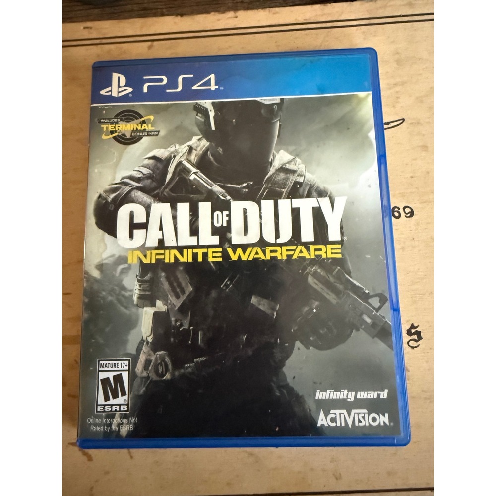 Call of Duty Infinite Warfare PS4 Video Game Activision‎ CIB Terminal Bonus Map